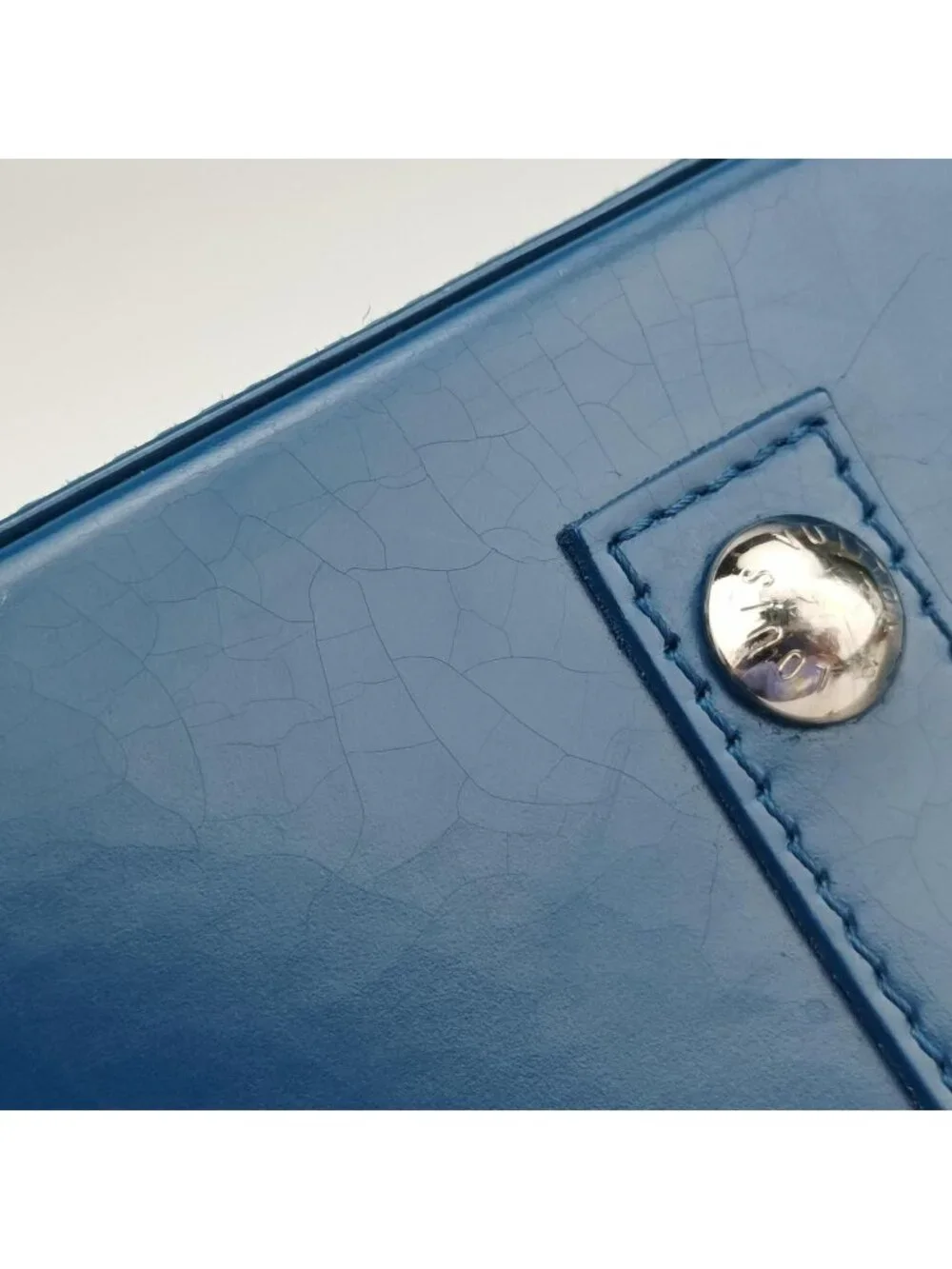 Louis Vuitton Alma PM Toledo Blue Epi Handbag